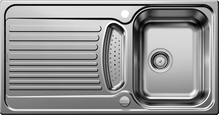 Blanco Tipo 5 S Becken reversibel mit Ablauffernbedienung edelstahl