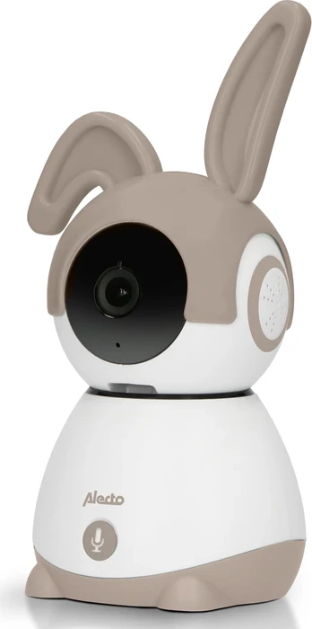 Alecto SMARTBABY10BE Baby-Kamera via WiFi weiß/taupe
