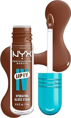NYX Lip I.V. Hydrating Gloss Stain cocoa quench, 5ml