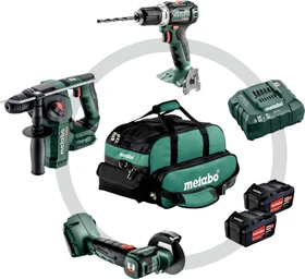 Metabo Combo Set 3.1.1 Akku-Maschinenset inkl. Tasche + 2 Akkus 4.0Ah