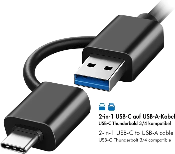 LogiLink USB 3.1 Quickport für 2.5"/3.5" SATA HDD/SSD mir RGB-Beleuchtung, schwarz, USB-C 3.1