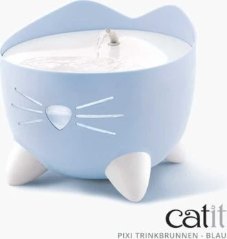 Catit PIXI Trinkbrunnen, LED-Statusanzeige, Trockenlaufschutz, 2.5l, weiß