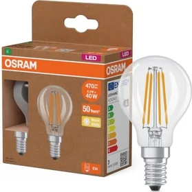 Osram Ledvance Superstar+ Classic P FIL 40 2.2W/827 E14, 2 Stück