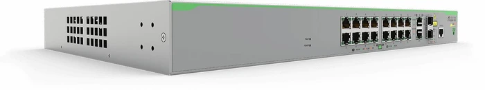 Allied Telesis CentreCOM FS980M Rackmount Managed Switch, 16x RJ-45, 2x RJ-45/SFP, 250W PoE+