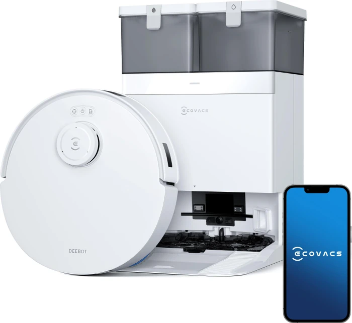Ecovacs Deebot T30C Pro Omni GEN2 Saug-/Wischroboter weiß inkl. Absaug-/Reinigungsstation