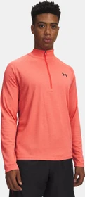 Under Armour Tech Textured Funktionsshirt langarm venom red/black (Herren)