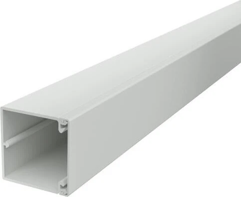 OBO Bettermann WDK60060LGR Kabelkanal, 60x60mm, 2m, lichtgrau