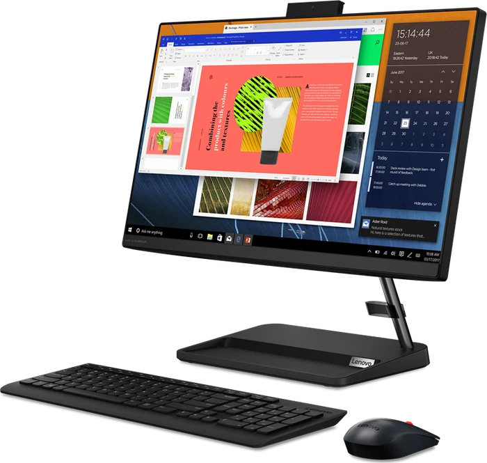 Lenovo IdeaCentre AIO 3 22ITL6, schwarz, Core i3-1115G4, 8GB RAM, 256GB SSD, DE