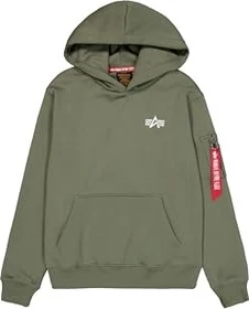 Alpha Industries Signature BP Hoodie sage green (Herren)
