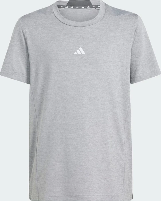 adidas Training Aeroready Heather Funktionsshirt kurzarm grey one/reflective silver (Junior)