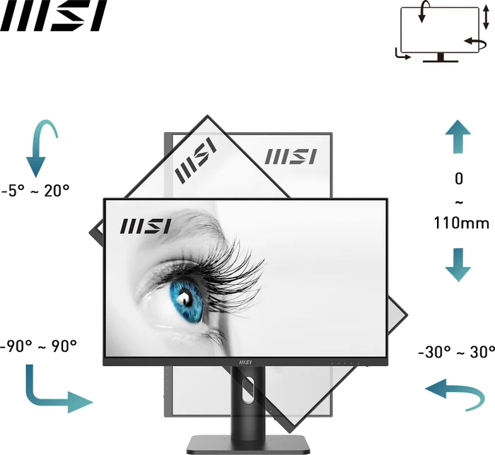 MSI PRO MP243XPDE, 23.8"