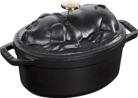 Zwilling Staub Cocotte Schwein Kochtopf 29cm 1l schwarz