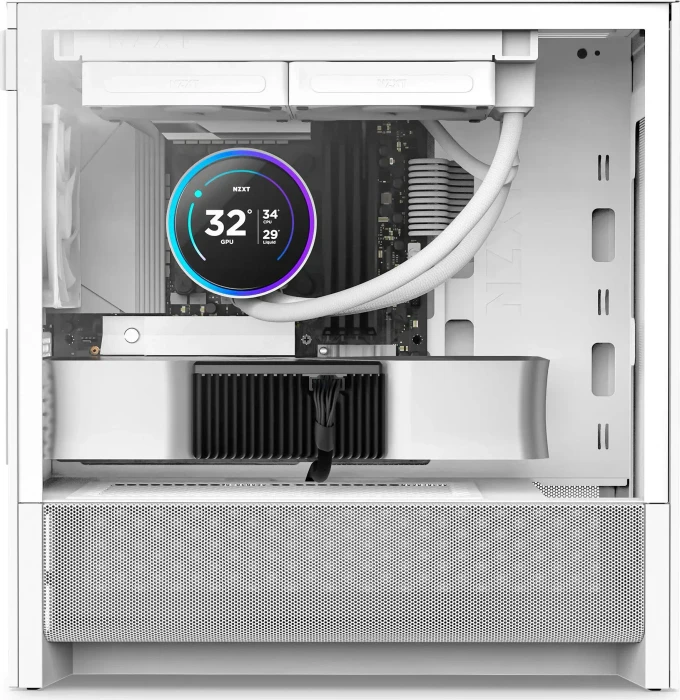 NZXT H3 Flow [2025] White, weiß, Glasfenster