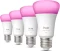 Philips HUE White and Color Ambiance Smart LED A60 E27 810 6W, 4 Stück Vorschaubild
