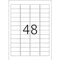 Herma Etiketten, 45.7x21.2mm, ablösbar, rot, 20 Blatt (480 Etiketten) Vorschaubild