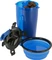 Kerbl Futter- und Wasserbehälter inkl. 250ml Reisenapf, 2x 350ml, blau/schwarz Vorschaubild