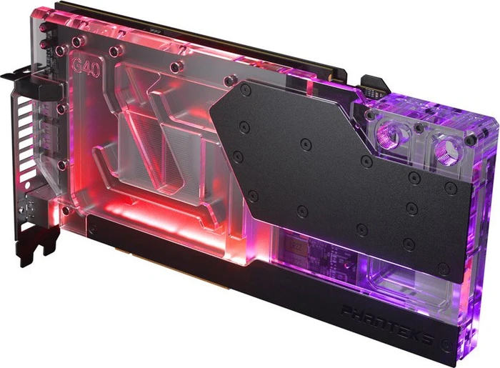 Phanteks Glacier G40 ASUS, RTX 4080 Strix & TUF schwarz, mit Backplate