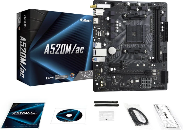 ASRock A520M/ac (AMD AM4)