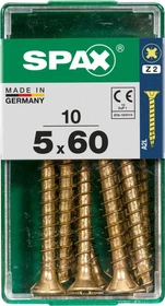 Spax YELLOX A2L 4CUT PZ2 Universalschraube, 5x60mm, 10 Stück
