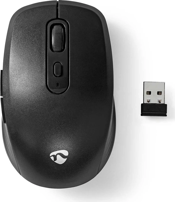 Nedis Wireless Mouse, schwarz, USB