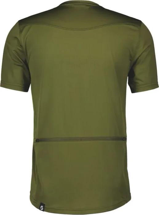 Scott Gravel 20 Trikot kurzarm fir green/schwarz (Herren)