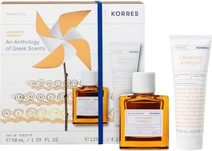 Korres Cashmere Kumquat EdT 50ml + Body Milk 125ml Duftset