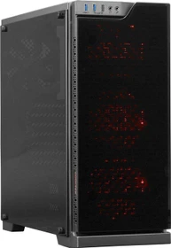 Cooltek TG-01 rot, Glasfenster