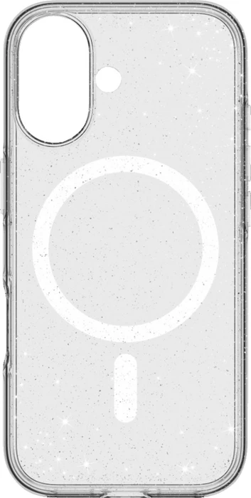 White Diamonds Mag Glitter Case für Apple iPhone 17 transparent