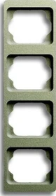 Busch-Jaeger Alpha exclusive Abdeckrahmen 4-fach Rahmen senkrecht, palladium