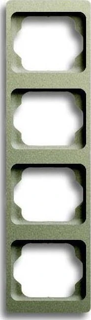 Busch-Jaeger Alpha exclusive Abdeckrahmen 4-fach Rahmen senkrecht, palladium