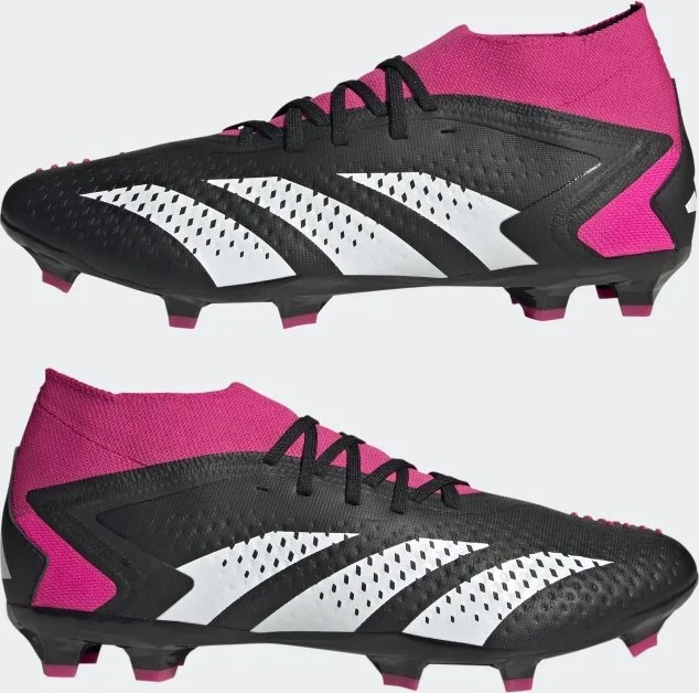 adidas Predator Accuracy.2 FG core black/cloud white/team shock pink 2 (Herren)