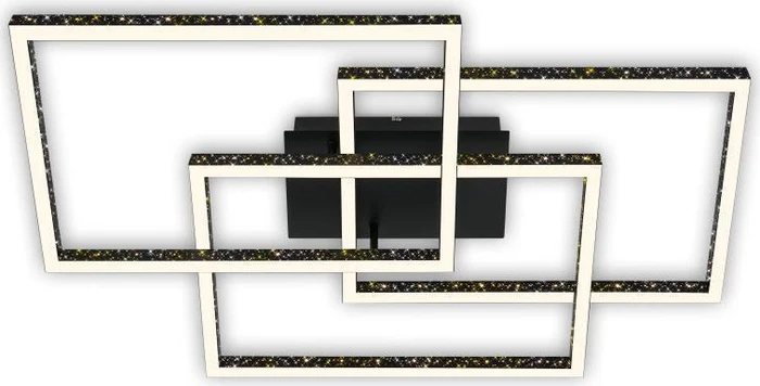 Briloner Frame LED Deckenleuchte 57W 52cm schwarz