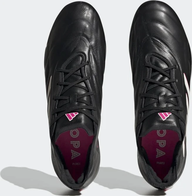 adidas Copa Pure.1 FG core black/zero metalic/team shock pink 2