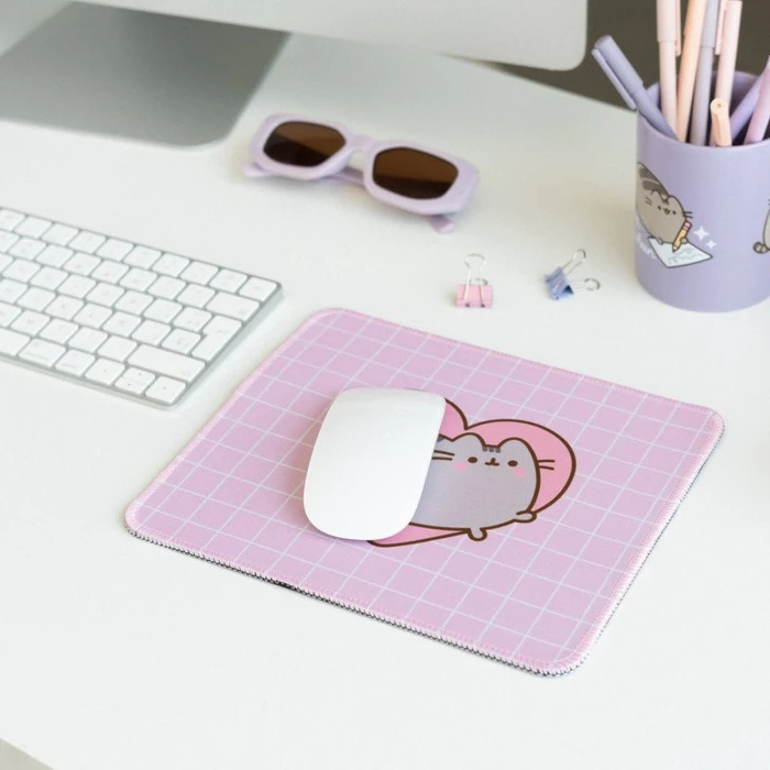 Grupo Erik Editores Pusheen Moments S Mousepad, 233x193mm, rosa/grau