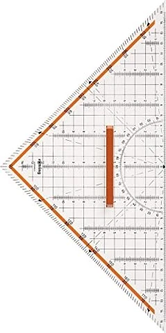 rOtring Geodreieck 32cm, mit Griff, transparent