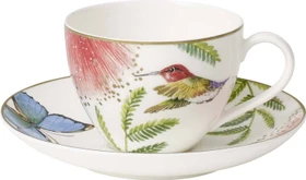 Villeroy & Boch Amazonia Anmut Kaffeetasse mit Untertasse, 2-tlg.
