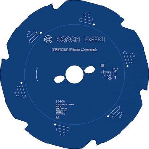 Bosch Professional Expert for Fiber Cement Kreissägeblatt 6Z, 250x1.8x30mm, 1 Stück