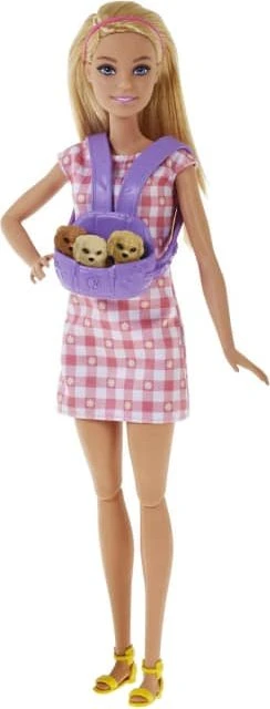 Mattel Barbie - mit Hund und Welpen blonde Haare