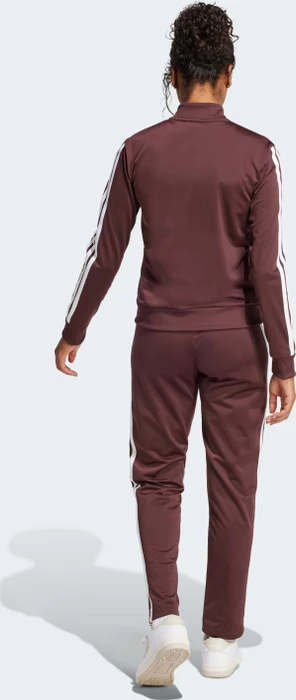adidas Essentials 3-Streifen Trainingsanzug aurora ruby/brown (Damen)