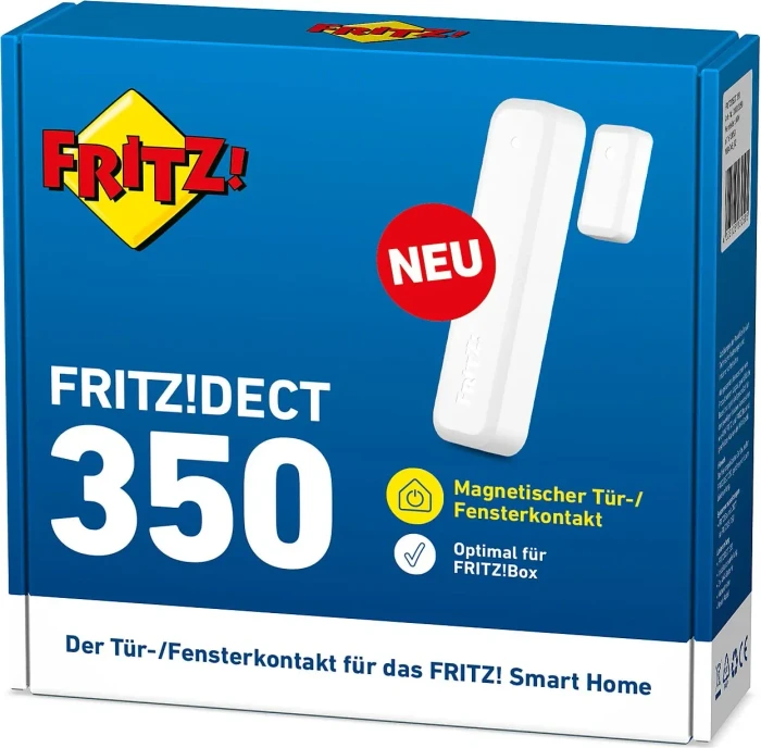 FRITZ! FRITZ!DECT 350 Magnetischer Tür-/Fensterkontakt, Schließ-/Öffnungssensor, 3er-Pack