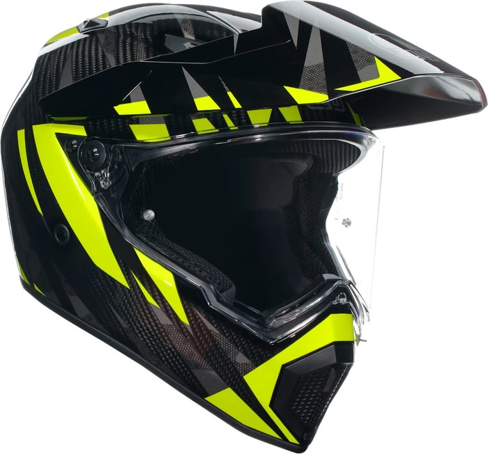 AGV AX9 Carbon Steppa grau/gelb