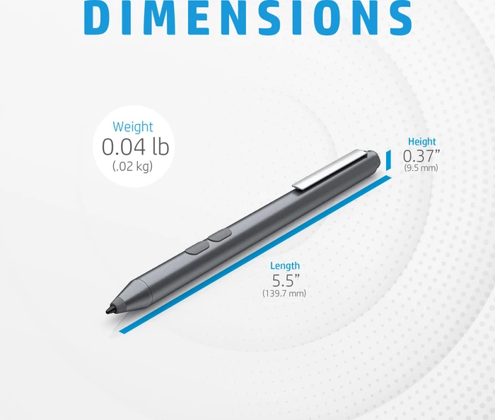 HP MPP 1.51 Stift silber (3V2X4AA) – Bild 5 von 6