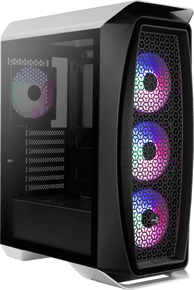 AeroCool Aero One Frost, weiß, Glasfenster