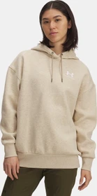 Under Armour Icon Fleece Oversize Hoodie city khaki light heather/white (Damen)