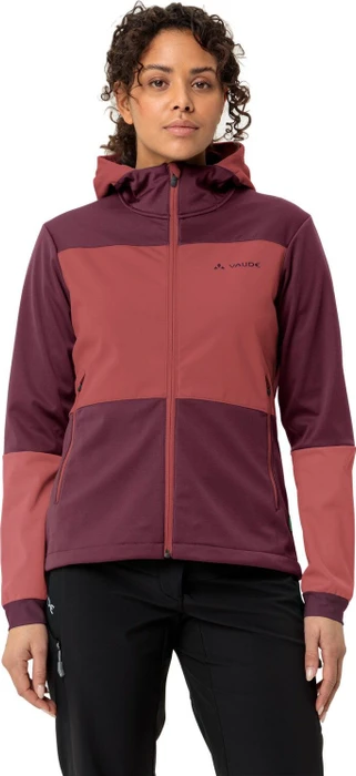 Vaude Qimsa Hooded Softshell Fahrradjacke cassis (Damen)