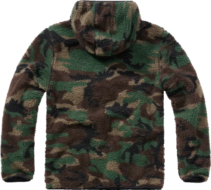 Brandit Teddyfleece Worker Hoodie woodland (Herren)