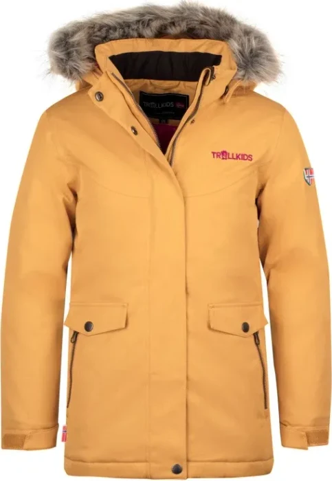 Trollkids Girls Oslo Coat XT Funktionsmantel rust (Junior)