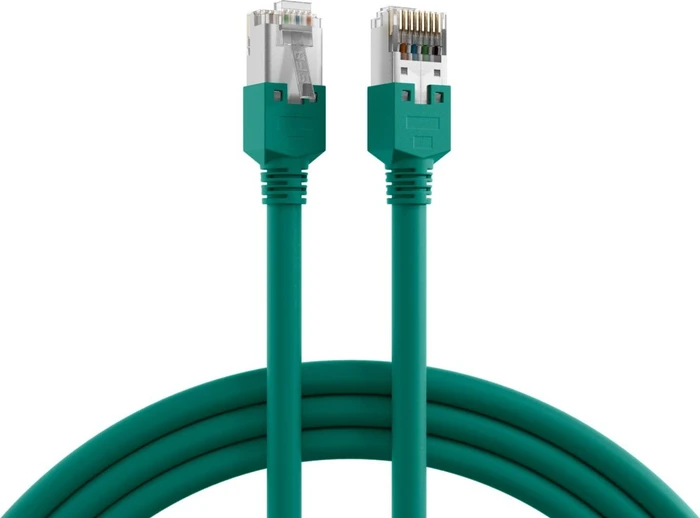 EFB Elektronik TM11 UC300 Patchkabel, Cat5e, F/UTP, RJ-45/RJ-45, 0.5m, grün