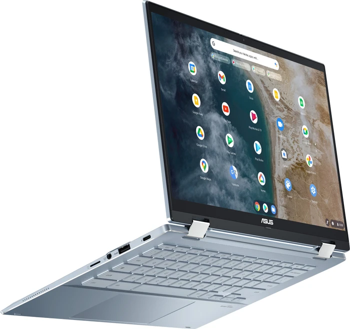 ASUS Chromebook Flip CX5 CX5400FMA-AI0077, AI Blue, Core i5-1130G7, 16GB RAM, 256GB SSD, DE