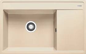 Pyramis Camea (79X50) 1B 1D LH Einbau Becken links beige